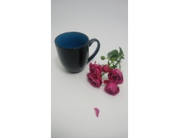 Кухоль керамічний Капучіно 400мл Color mix (Ybcg-210407)														