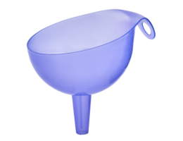 ТВ 168063-фіол.проз Воронка середня, фіолетовий прозорий, 0253		